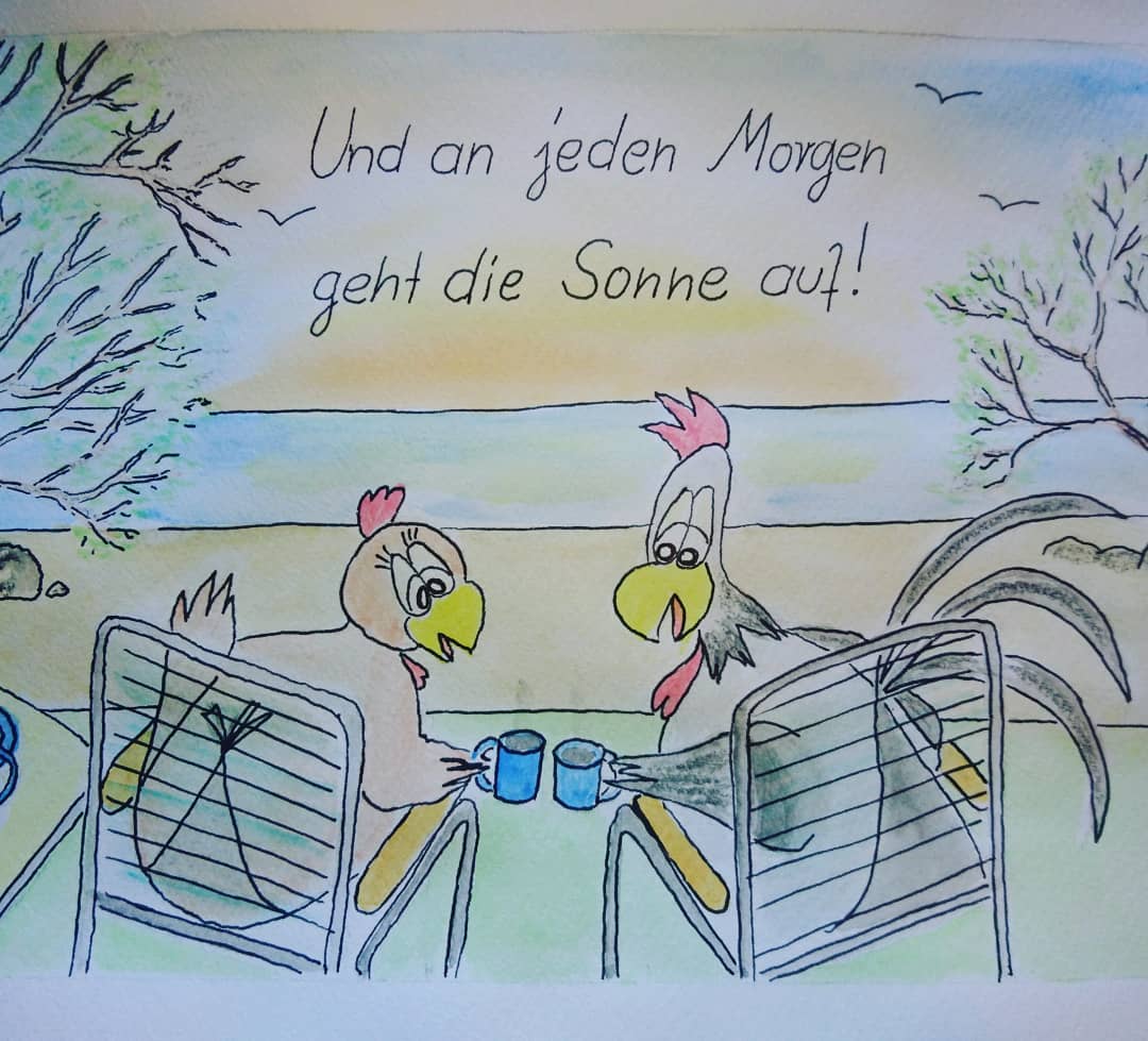 Landhuhn-Gegacker vom 22. Apr 2020 Landhuhn-Gegacker vom 22. Apr 2020