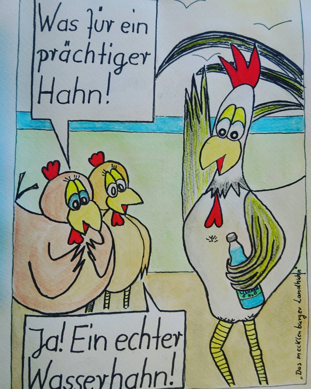 Landhuhn-Gegacker vom 27. Apr 2020 Landhuhn-Gegacker vom 27. Apr 2020