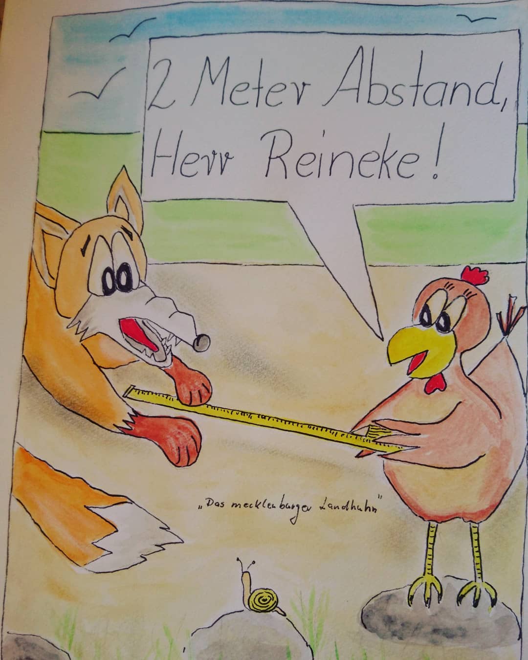 Landhuhn-Gegacker vom 6. Apr 2020 Landhuhn-Gegacker vom 6. Apr 2020