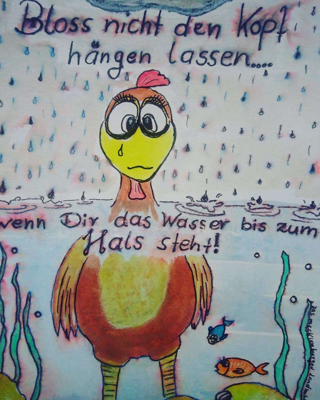Landhuhn-Gegacker vom 1. Apr 2020 Landhuhn-Gegacker vom 1. Apr 2020