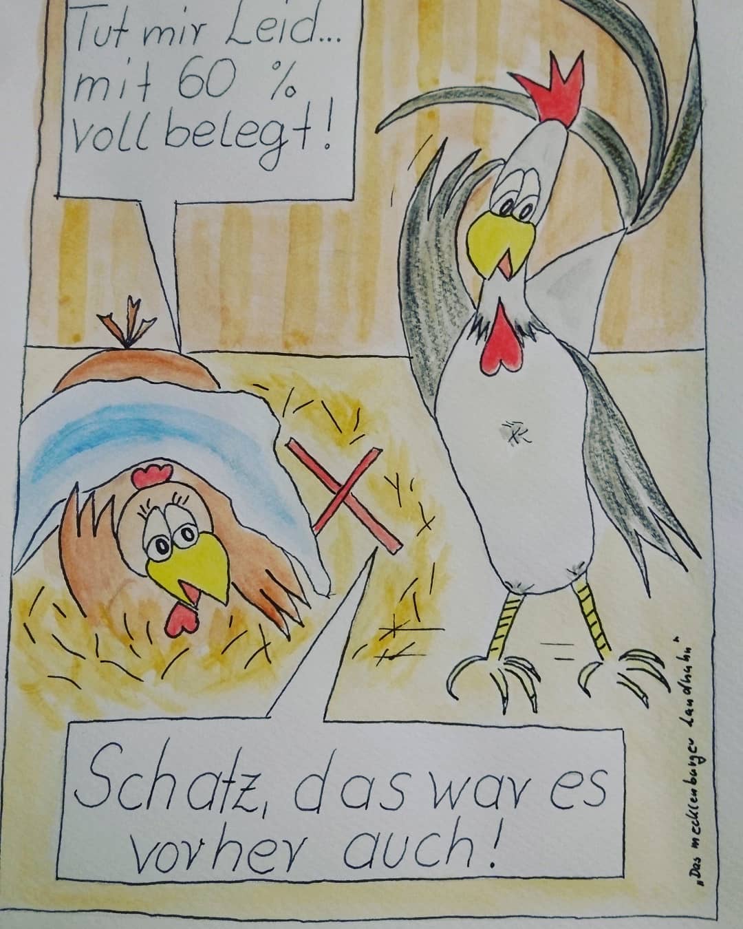 Landhuhn-Gegacker vom 18. May 2020 Landhuhn-Gegacker vom 18. May 2020