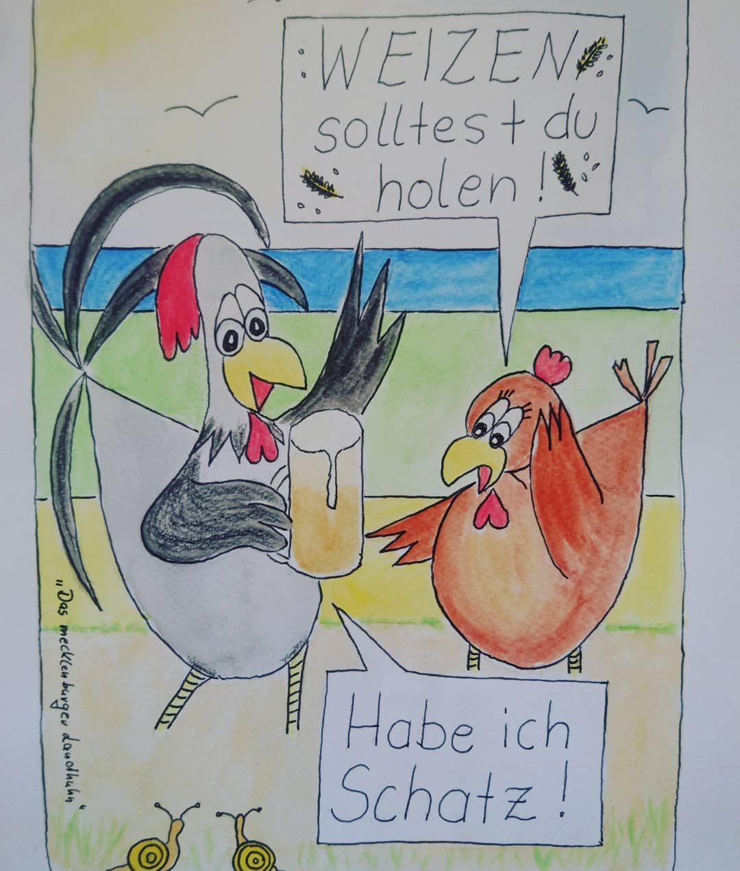 Landhuhn-Gegacker vom 8. May 2020 Landhuhn-Gegacker vom 8. May 2020