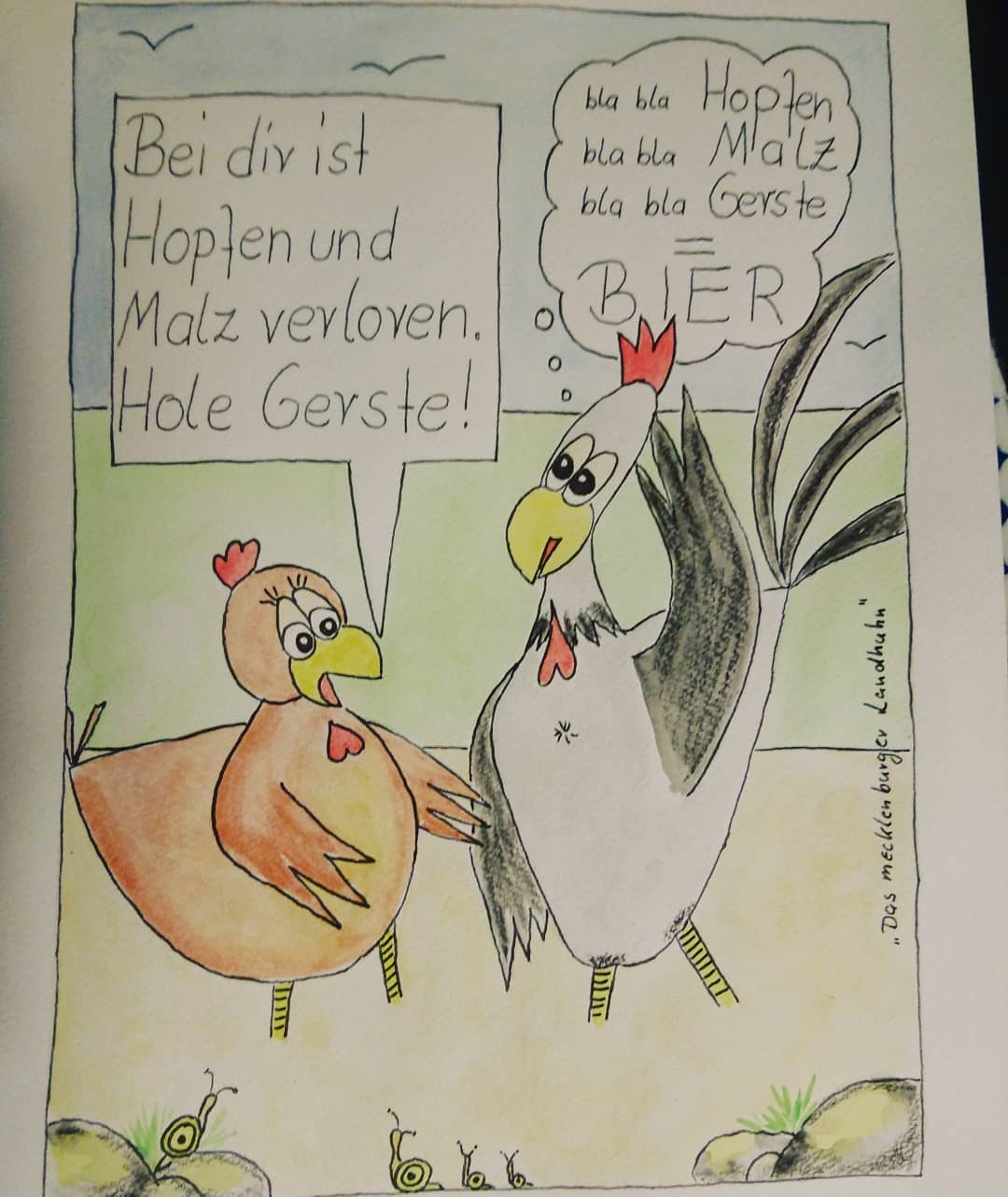 Landhuhn-Gegacker vom 9. May 2020 Landhuhn-Gegacker vom 9. May 2020