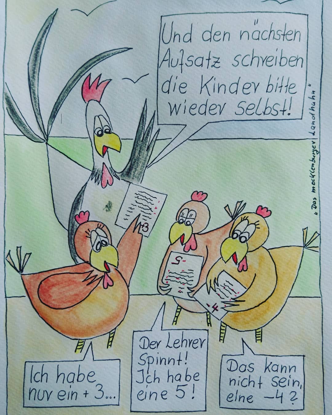 Landhuhn-Gegacker vom 12. May 2020 Landhuhn-Gegacker vom 12. May 2020