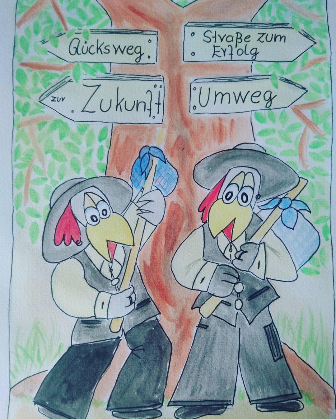 Landhuhn-Gegacker vom 31. Jul 2020