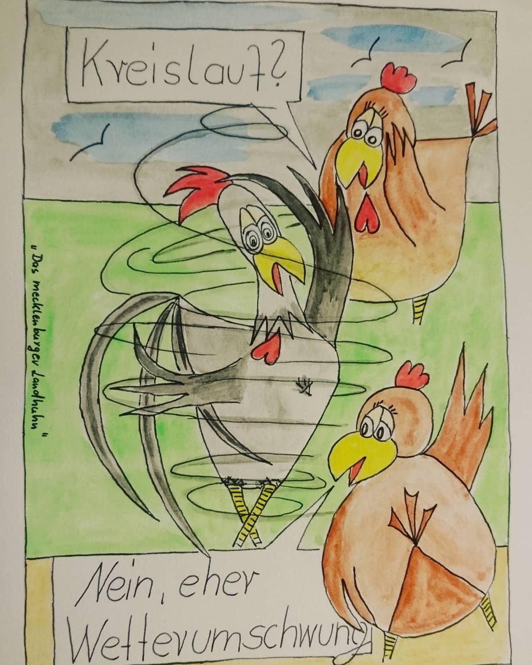 Landhuhn-Gegacker vom 10. Jul 2020 Landhuhn-Gegacker vom 10. Jul 2020