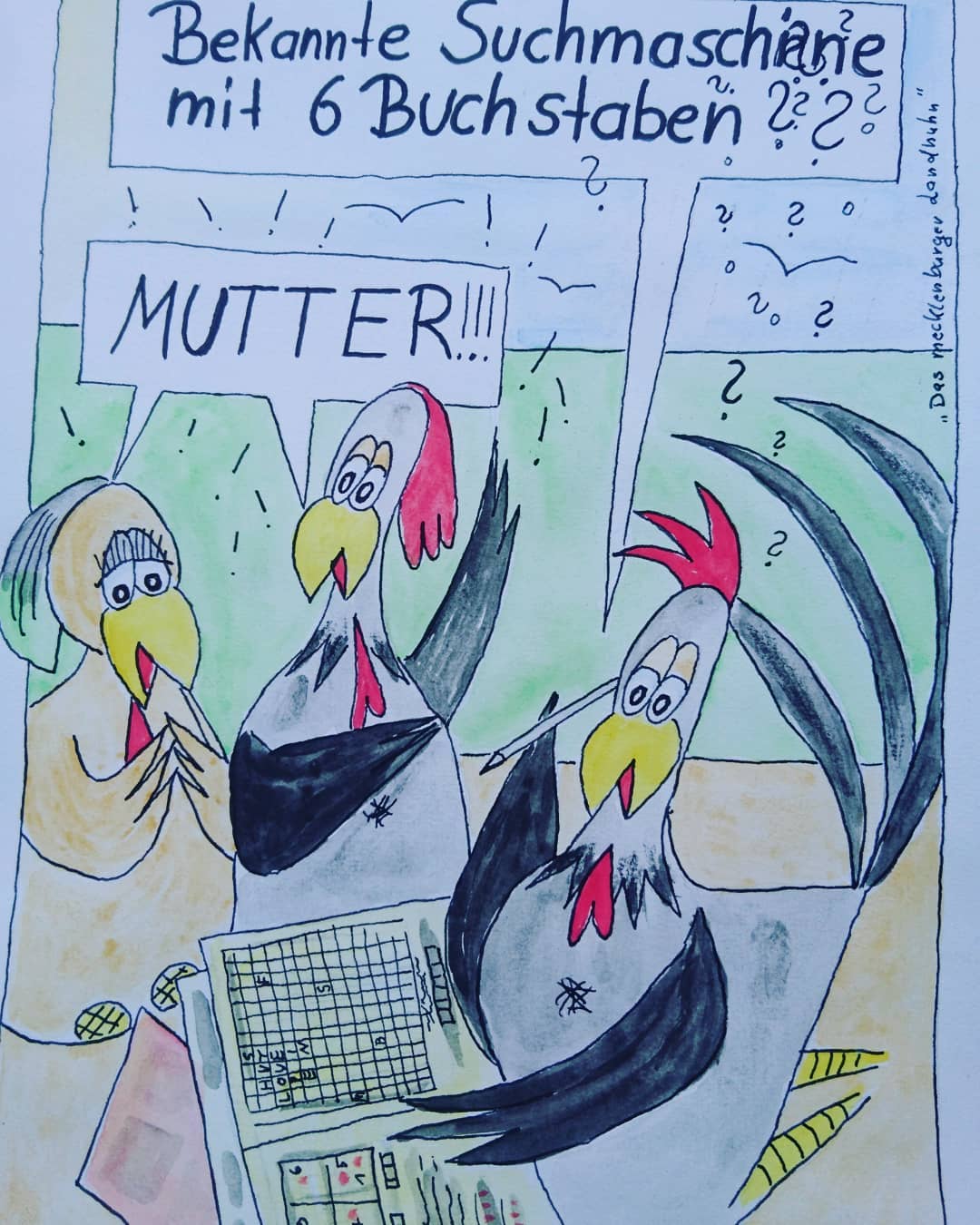 Landhuhn-Gegacker vom 19. Jul 2020 Landhuhn-Gegacker vom 19. Jul 2020