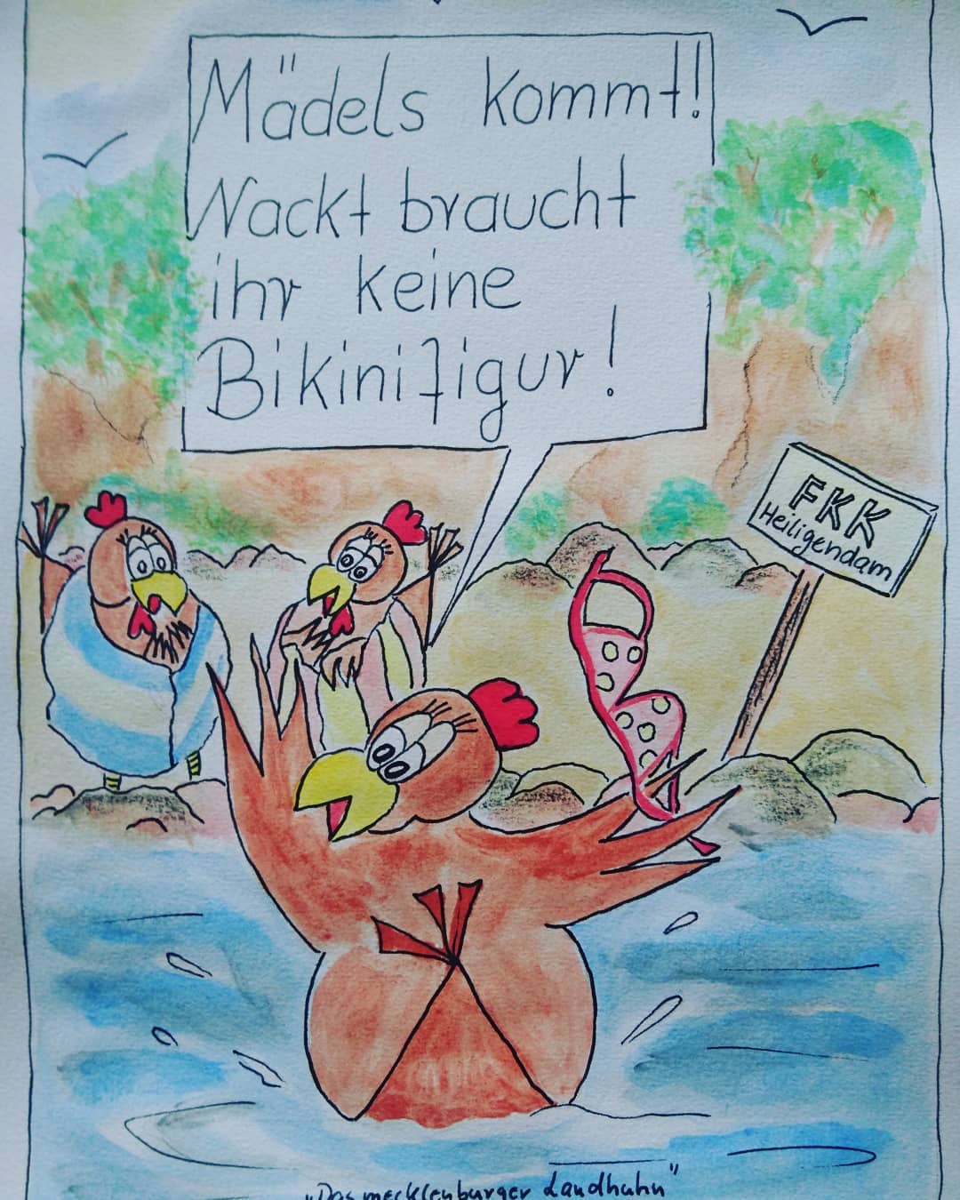 Landhuhn-Gegacker vom 22. Jul 2020 Landhuhn-Gegacker vom 22. Jul 2020