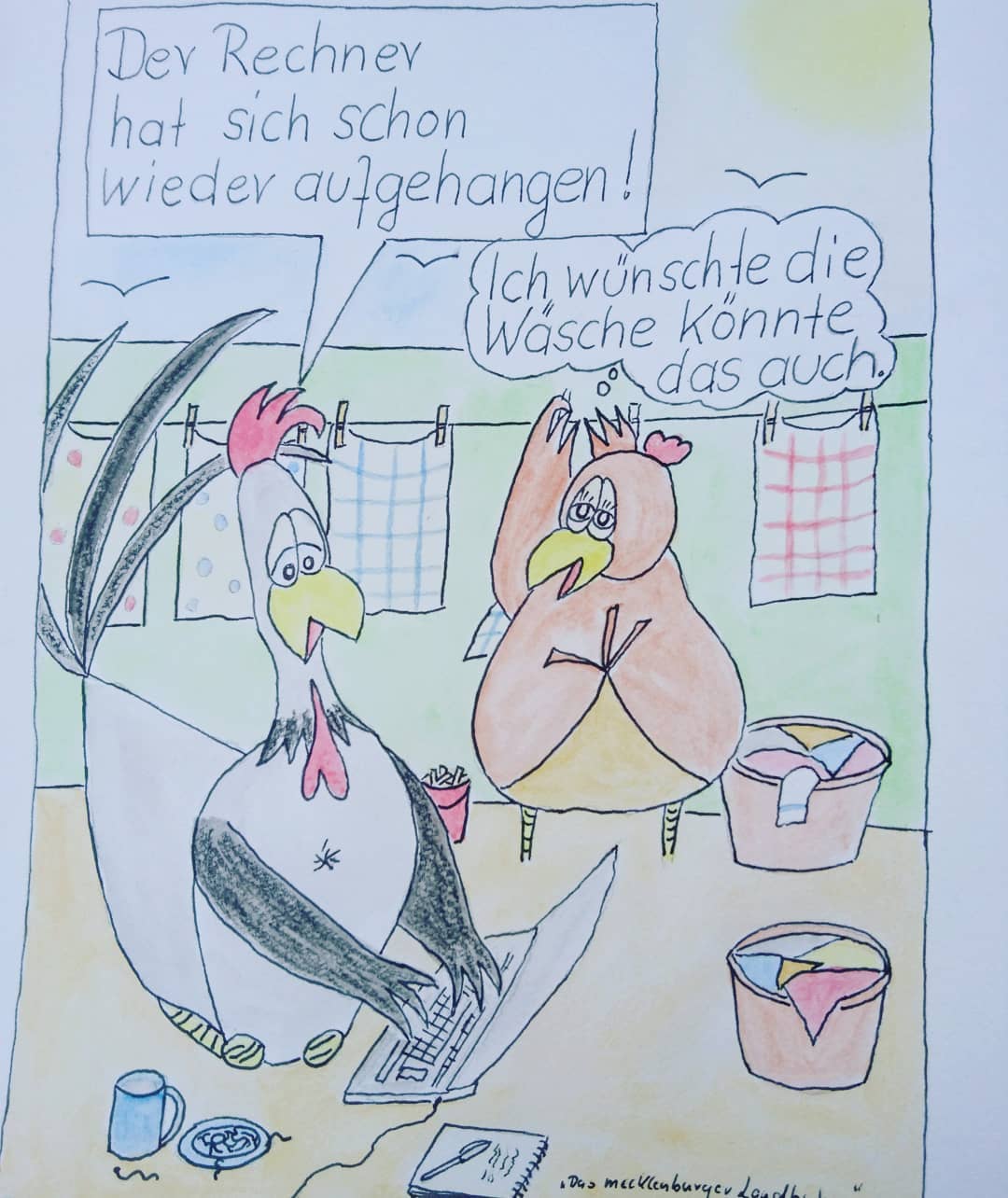Landhuhn-Gegacker vom 3. Jun 2020 Landhuhn-Gegacker vom 3. Jun 2020