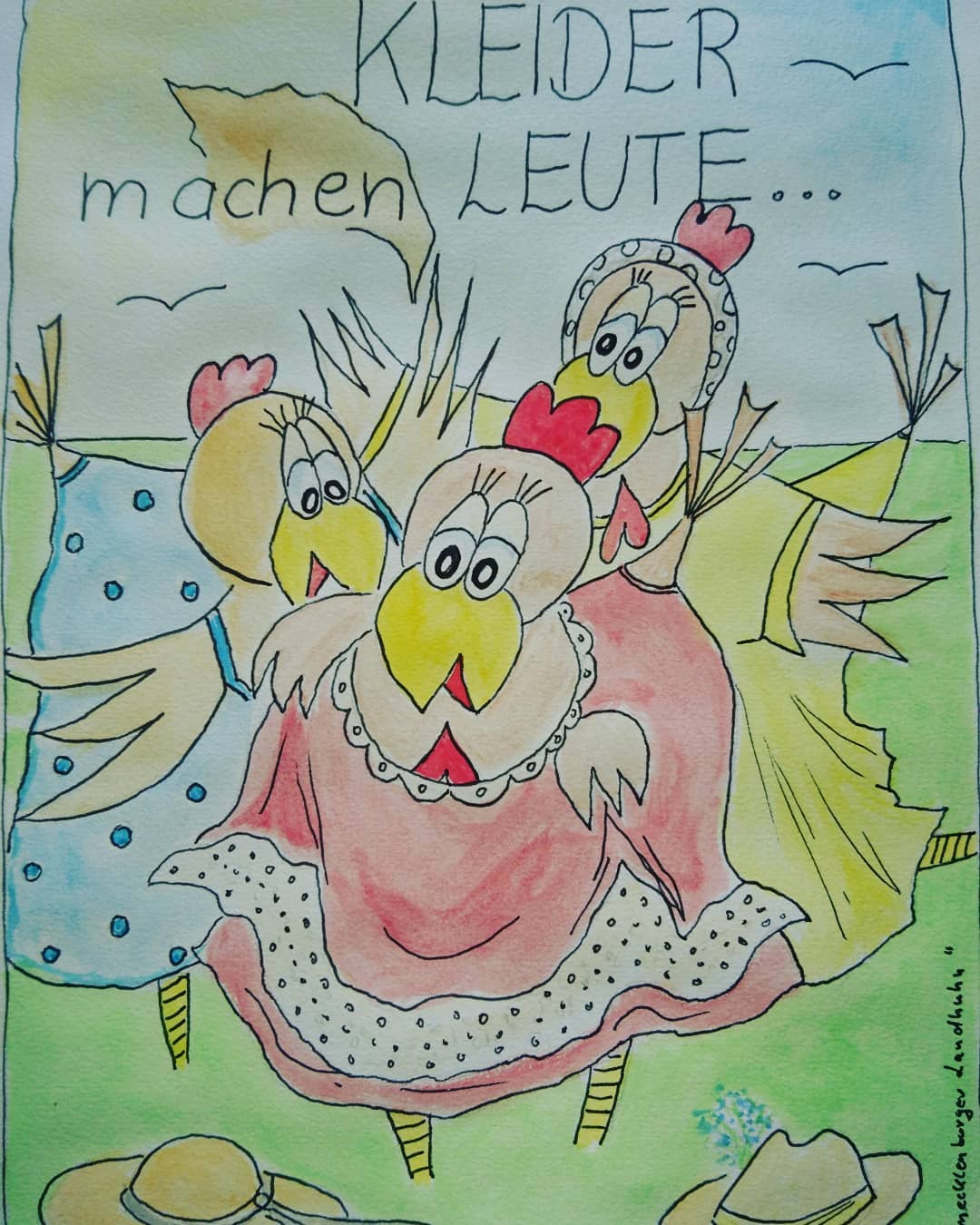 Landhuhn-Gegacker vom 14. Aug 2020 Landhuhn-Gegacker vom 14. Aug 2020