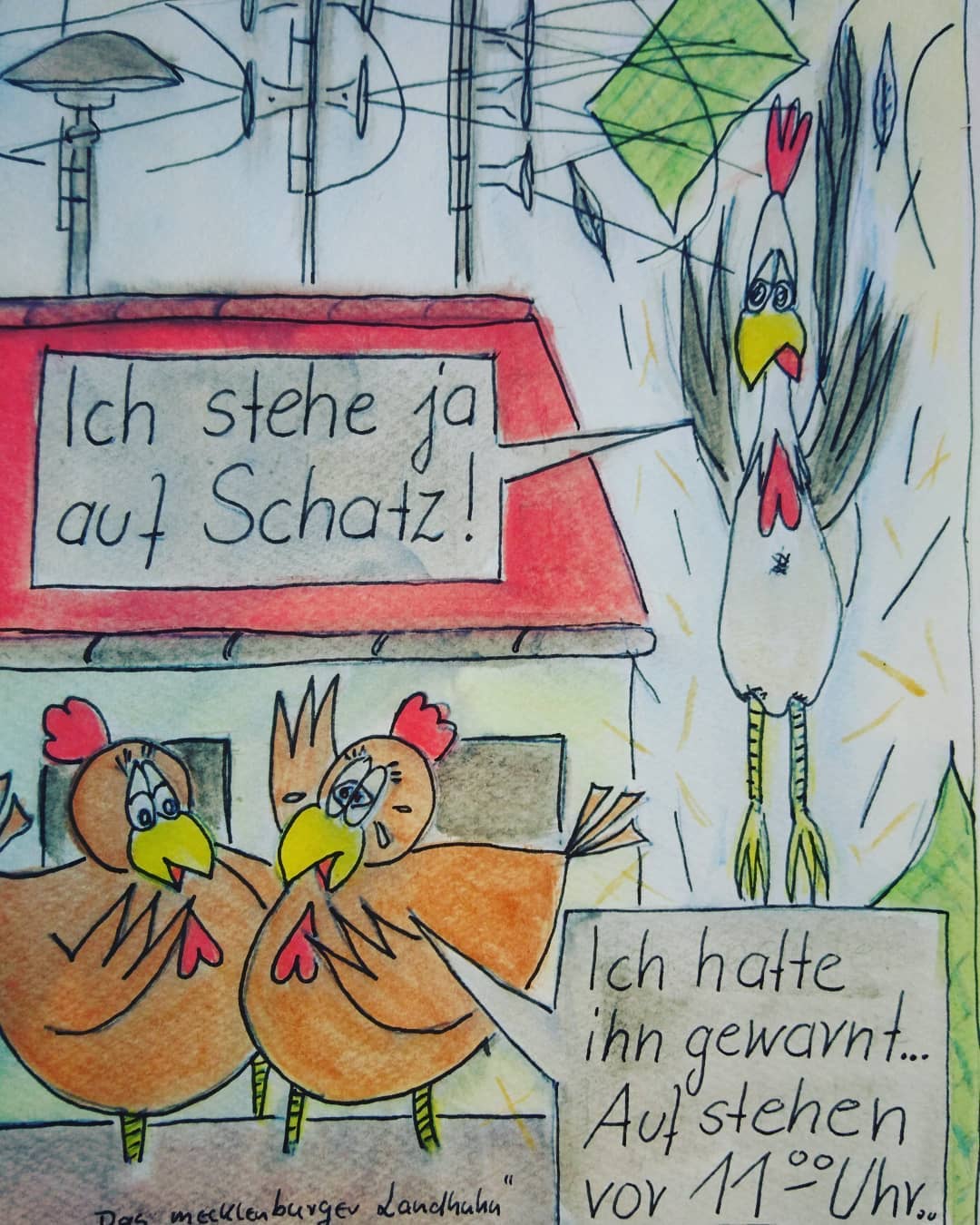 Landhuhn-Gegacker vom 10. Sep 2020 Landhuhn-Gegacker vom 10. Sep 2020