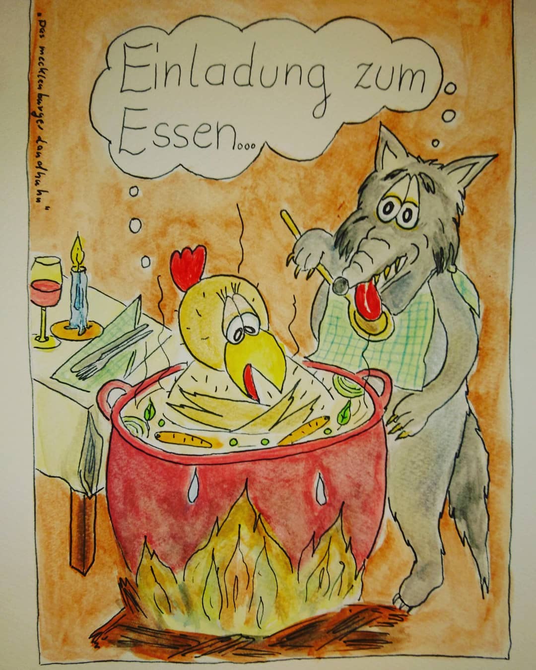 Landhuhn-Gegacker vom 2. Sep 2020 Landhuhn-Gegacker vom 2. Sep 2020
