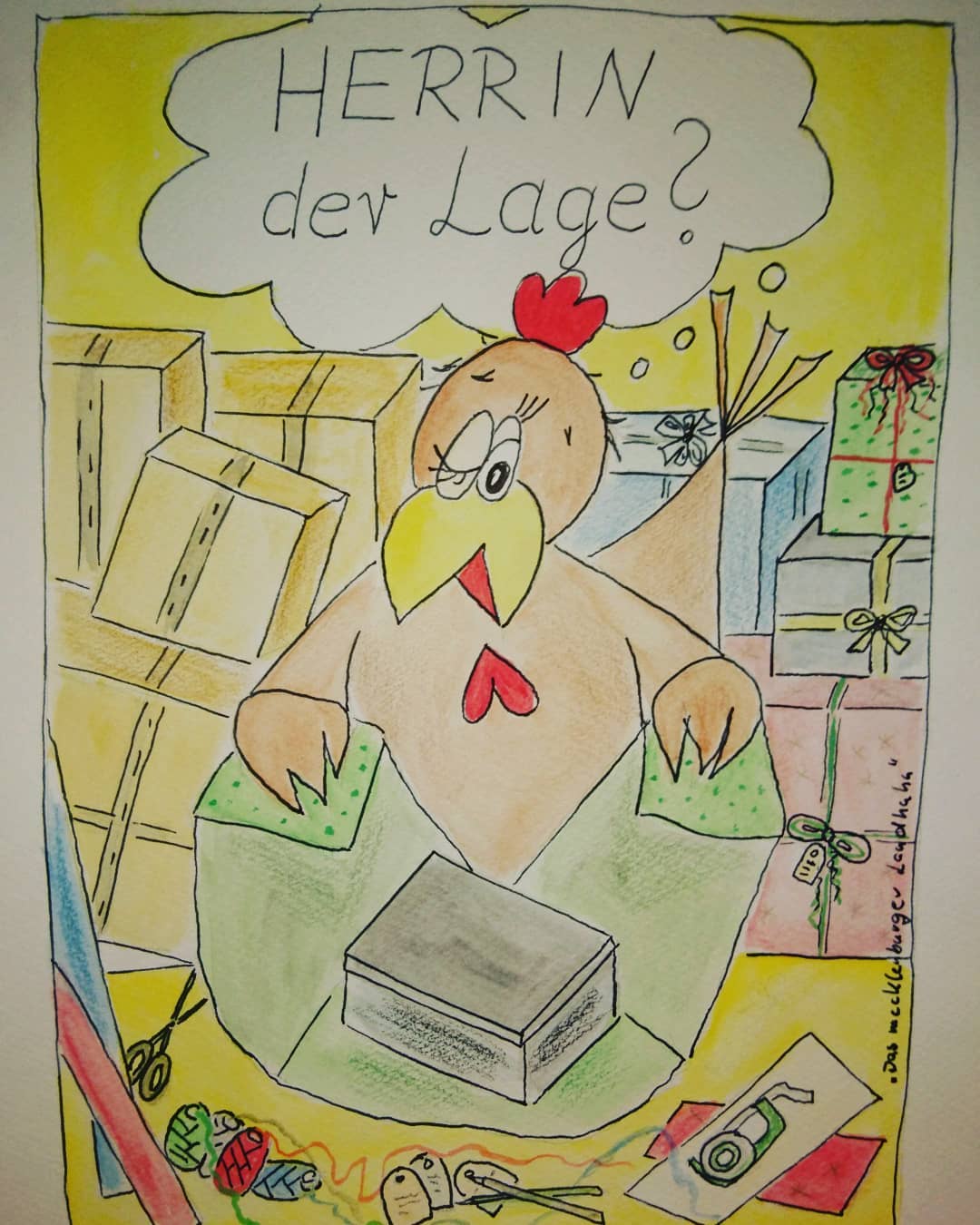 Landhuhn-Gegacker vom 20. Dec 2020 Landhuhn-Gegacker vom 20. Dec 2020