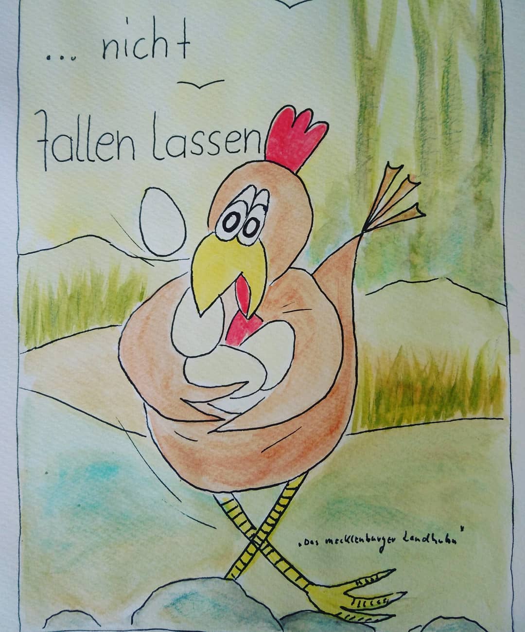 Landhuhn-Gegacker vom 10. Oct 2020 Landhuhn-Gegacker vom 10. Oct 2020
