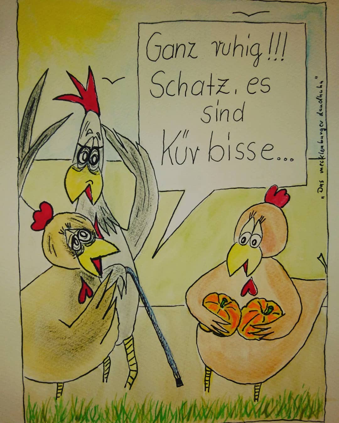 Landhuhn-Gegacker vom 12. Oct 2020 Landhuhn-Gegacker vom 12. Oct 2020