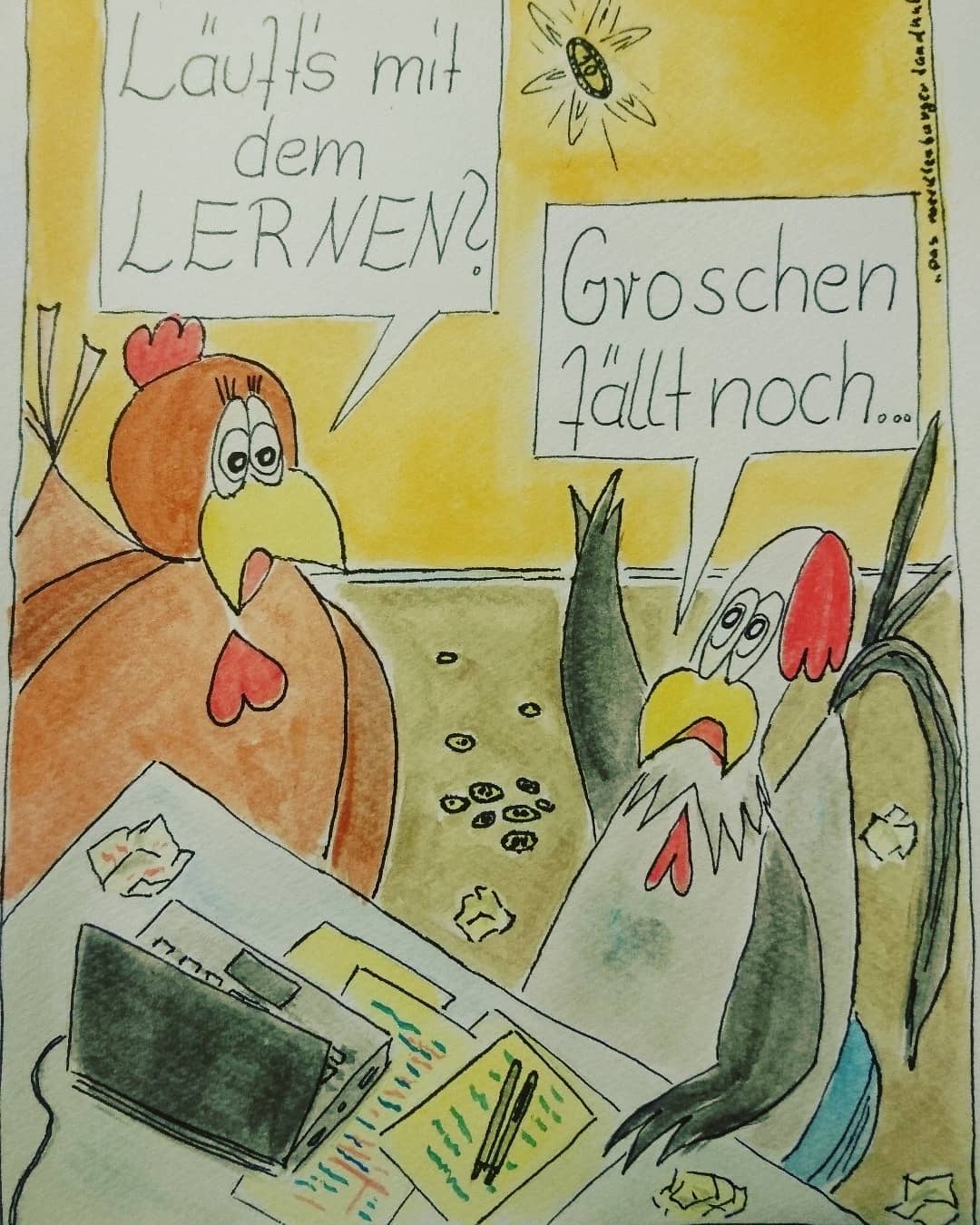 Landhuhn-Gegacker vom 26. Jan 2021 Landhuhn-Gegacker vom 26. Jan 2021